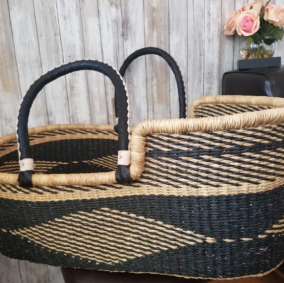 None Other - Stunning Handwoven Moses Basket